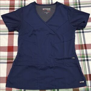 Grey's Anatomy Navy Scrub Top